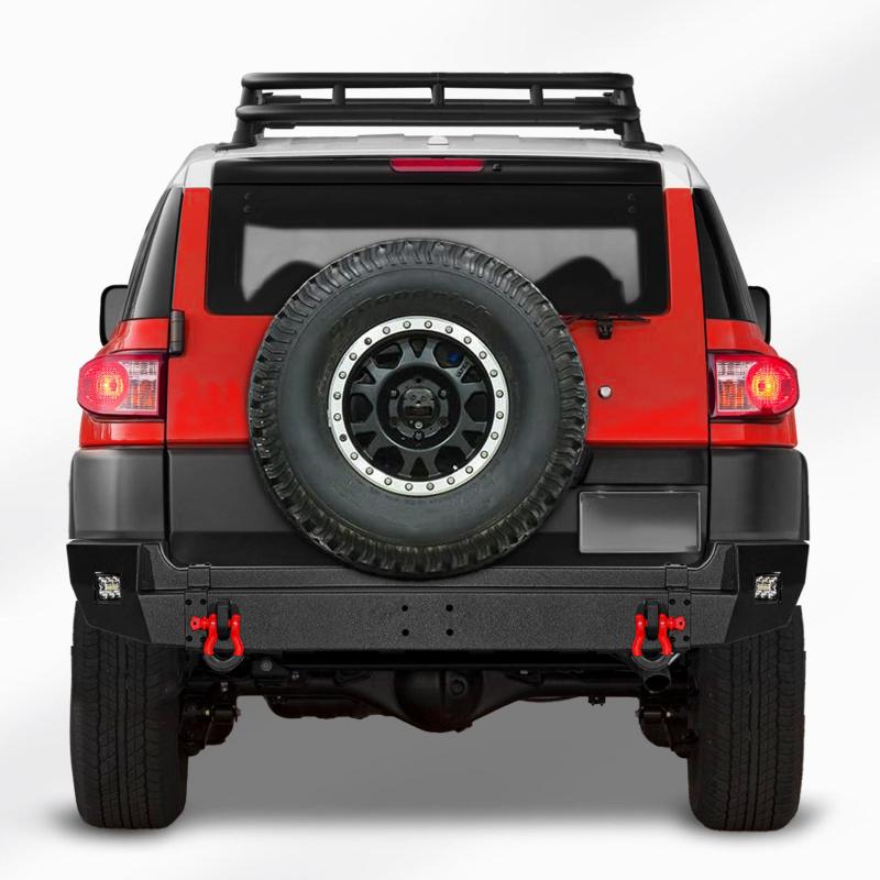 2007-2014 Toyota FJ Cruiser Rear Bumper with LED Lights & 2 4.75T D-Rings-7