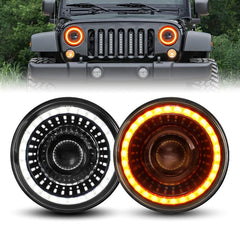 7 Inch LED Headlights for 2007-2017 Wrangler JK 2 door4 door-1