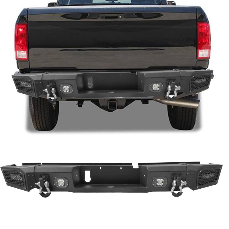 Customized RAM Rear Bumper with LED Lights & D-rings& Sensor Mounting Hole-1