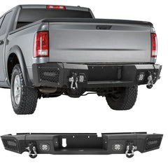 Customized RAM Rear Bumper with LED Lights & D-rings& Sensor Mounting Hole-2