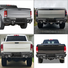 Customized RAM Rear Bumper with LED Lights & D-rings& Sensor Mounting Hole-5