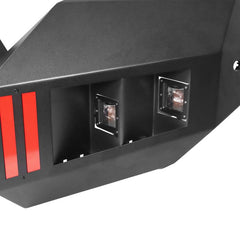 Front Bumper for 2016-2023 Toyota Tacoma with D-Rings & LED Lights & Winch Plate-9