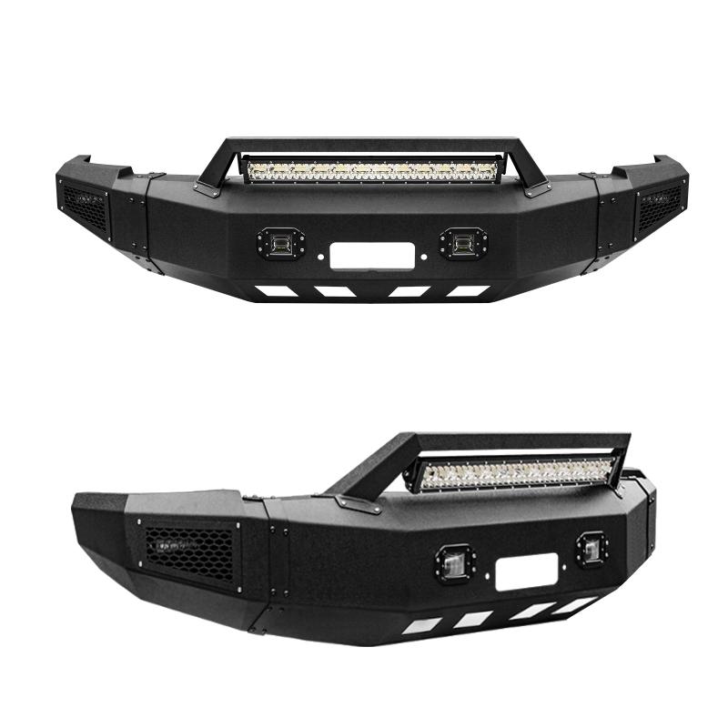 Front Bumper is fit for 2010-2018 RAM 2500丨3500 with Winch Plate and LED lights-3