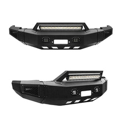 Front Bumper is fit for 2010-2018 RAM 2500丨3500 with Winch Plate and LED lights-3