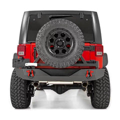 Front and Rear Bumper for 2007-2018 Jeep Wrangler JK and JKU with D-Rings & Fog Lights Holes-13