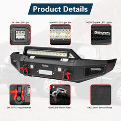 Heavy-dutySteelFrontBumperfor1995-2004ToyotaTacomawithD-Rings_LEDLights_WinchPlate-3