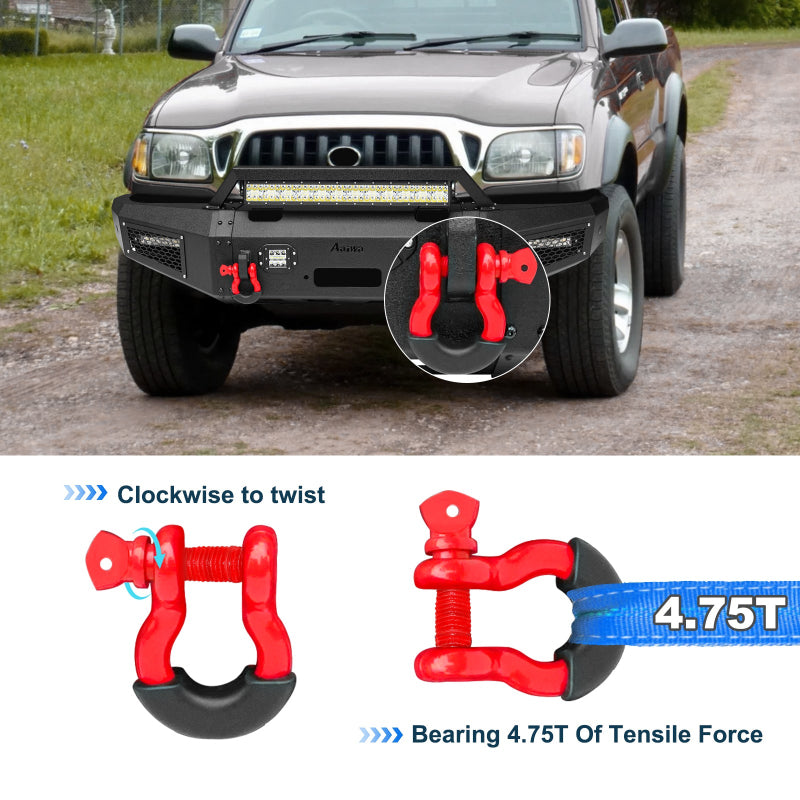 Heavy-dutySteelFrontBumperfor1995-2004ToyotaTacomawithD-Rings_LEDLights_WinchPlate-7