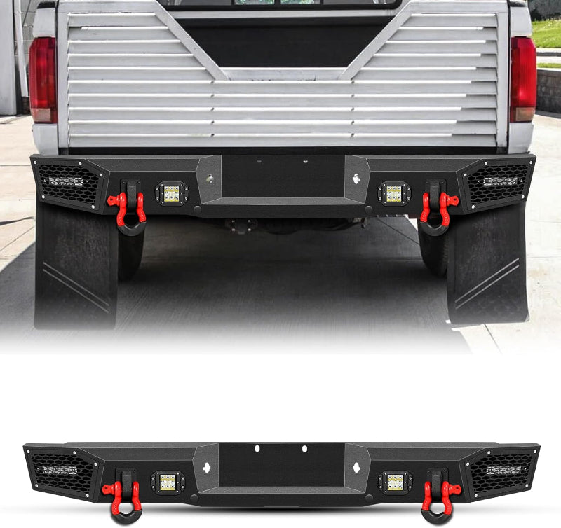 Heavy-dutySteelRearBumperfor1992-1997FordF150F250F350-1