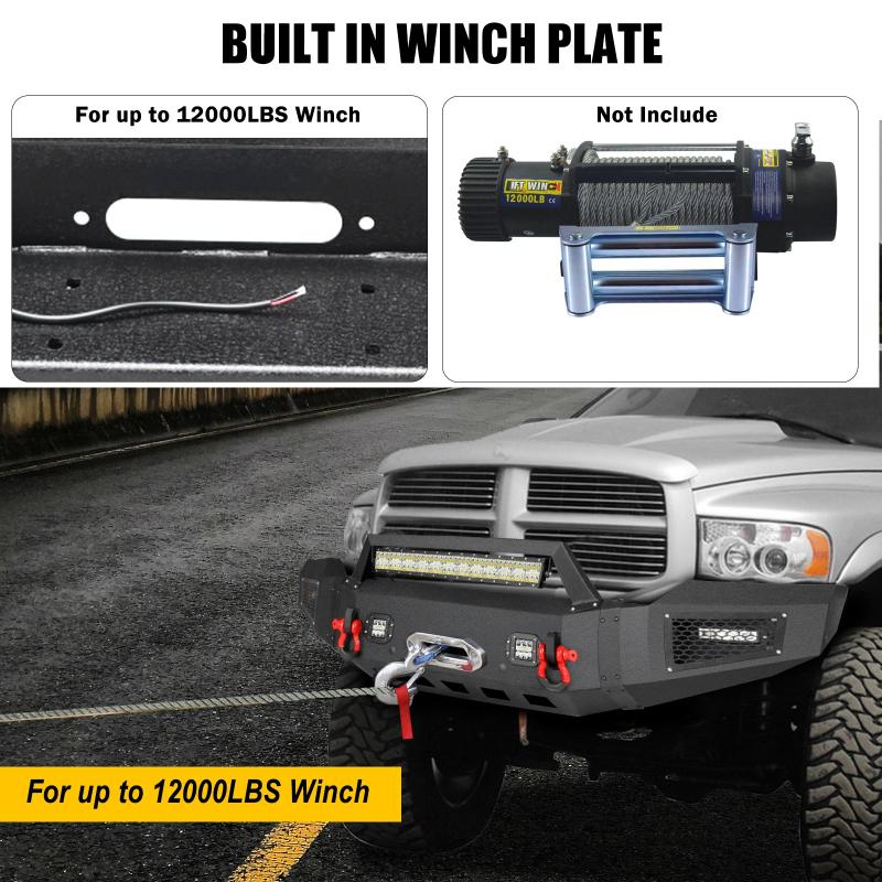 Heavy-duty_Steel_Front_Bumper_for_2006-2008_RAM_1500_with_Winch_Plate_LED_lights_D-Rings_Sensor_Holes-4