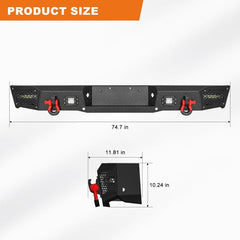 Rear_Bumper_Black_Texture_Compatible_with_1999-2016_Ford_F250_F350_F450_F550_and_Super_Duty-4