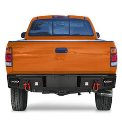 Rear Bumper Compatible with 2000-2006 Toyota Tundra with LED Lights & D-Rings-7
