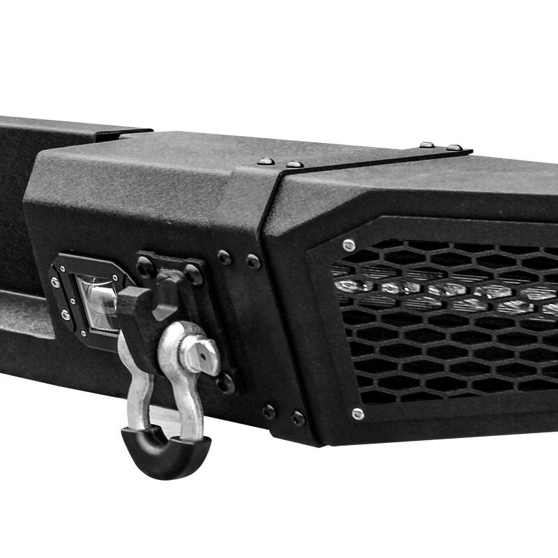 Rear Bumper Compatible with 2010-2018 RAM 2500丨3500 with Winch Plate and LED lights-4