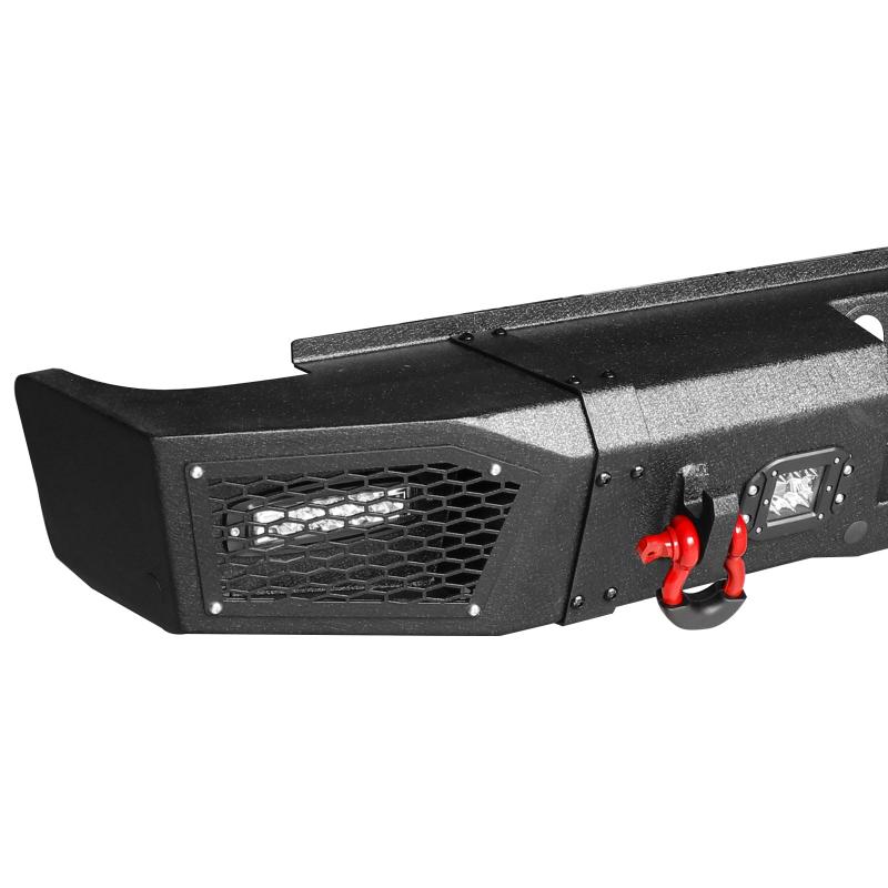 Rear Bumper Compatible with 2015-2019 Chevy Silverado 2500丨3500 / GMC Sierra 2500丨3500-5