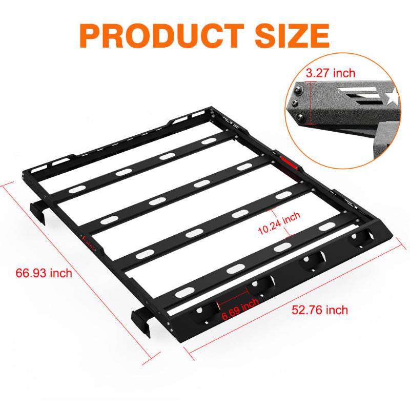 SteelRoofRackfor2018-2025JeepWranglerJL24Doors_GladiatorJT-2