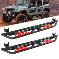 Steel Side Steps for 2007-2018 Wrangler JK 4 Doors-7