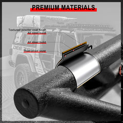 Steel Side Steps for 2018-2024 Wrangler JLU 4 Doors-02