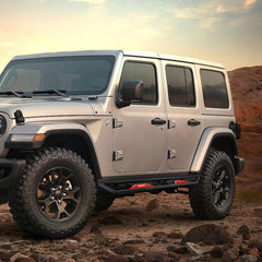 Steel Side Steps for 2020-2024 Jeep Gladiator JT 4 Doors-6