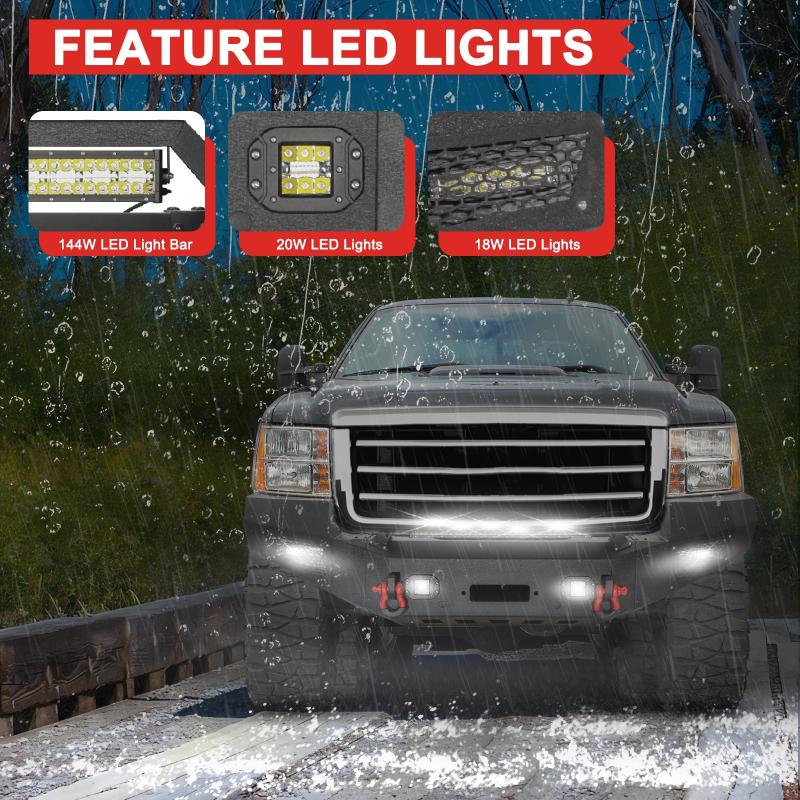 Steel_Front_Bumper_with_Winch_Plate_LED_Spotlights_For_2007-2013_GMC_Sierra_1500-3