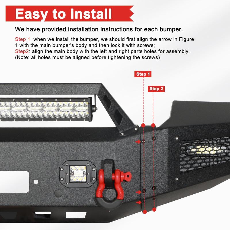 Steel_Front_Bumper_with_Winch_Plate_LED_Spotlights_For_2007-2013_GMC_Sierra_1500-5