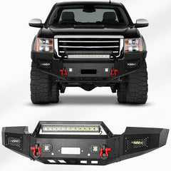 Steel_Front_Bumper_with_Winch_Plate_LED_Spotlights_For_2007-2013_GMC_Sierra_1500-6
