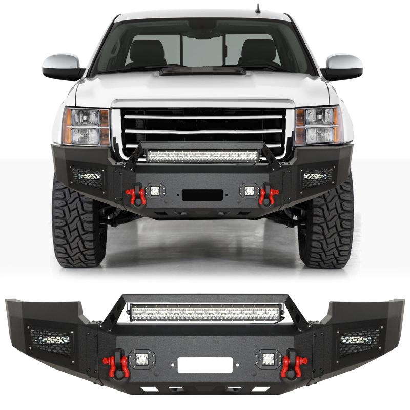Steel_Front_Bumper_with_Winch_Plate_LED_Spotlights_For_2007-2013_GMC_Sierra_1500-8