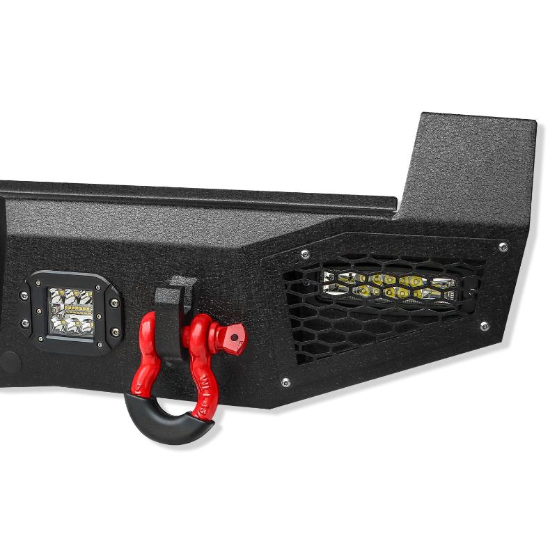 Tacoma Rear Bumper with LED Spotlights D-rings Fits Tacoma 2016-2023-5