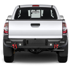 Tacoma Rear Bumper with LED Spotlights D-rings Fits Tacoma 2016-2023-7