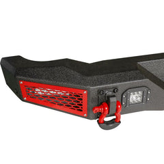 2021-2024 Ford Bronco Rear Bumper with LED Lights & D-Rings & Sensor Mounting Hole Compatible-5