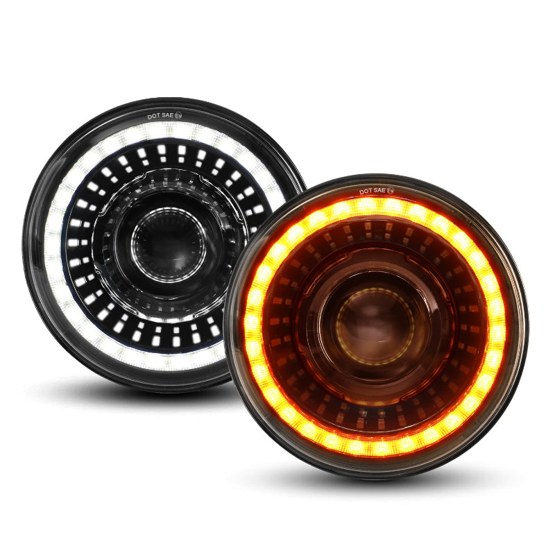 7 Inch LED Headlights for 2007-2017 Wrangler JK 2 door4 door-3