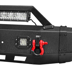 Front Bumper Compatible with 2014-2021 Toyota Tundra with Winch Plate & LED Lights-5