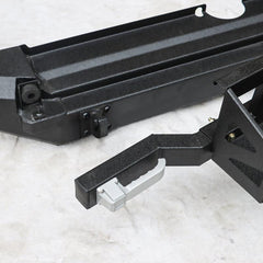 Front and Rear Bumper for 2015-2020 Toyota 4Runner with D-Rings & Winch Plate & LED Lights-07