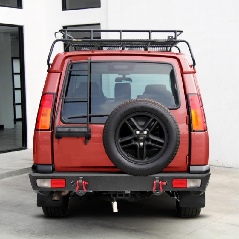 Front and Rear Bumper for 1999-2004 Land Rover Discovery2 with LED Lights & D-Rings & Sensor Holes-12