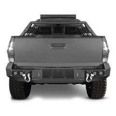 Front and Rear Bumper for 2005-2015 Toyota Tacoma with D-Rings & Winch Plate & LED Lights-10