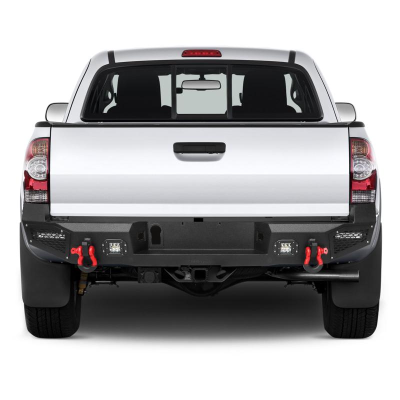 Front and Rear Bumper for 2016-2022 Toyota Tacoma with D-Rings & Winch Plate & LED Lights-13