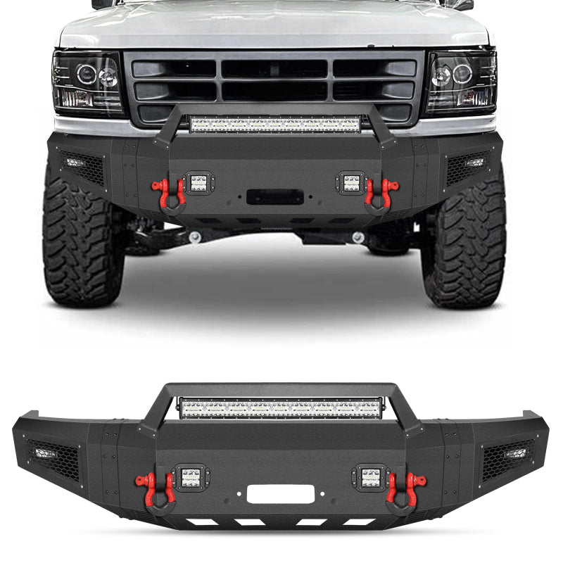 Heavy-dutySteelFrontBumperfor1992-1997F150F250F350-1