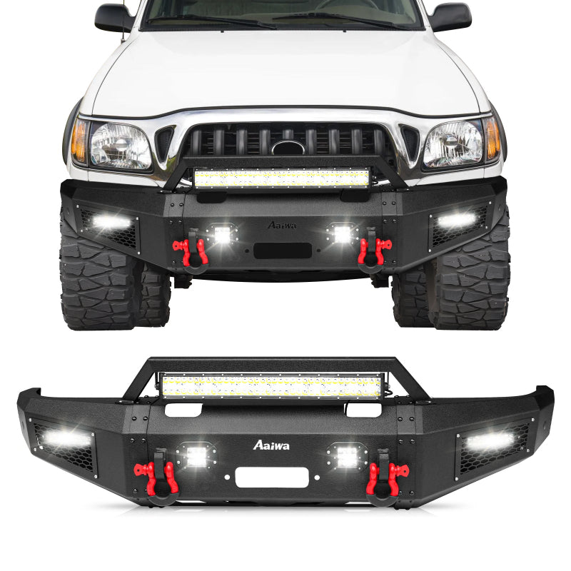 Heavy-dutySteelFrontBumperfor1995-2004ToyotaTacomawithD-Rings_LEDLights_WinchPlate-1