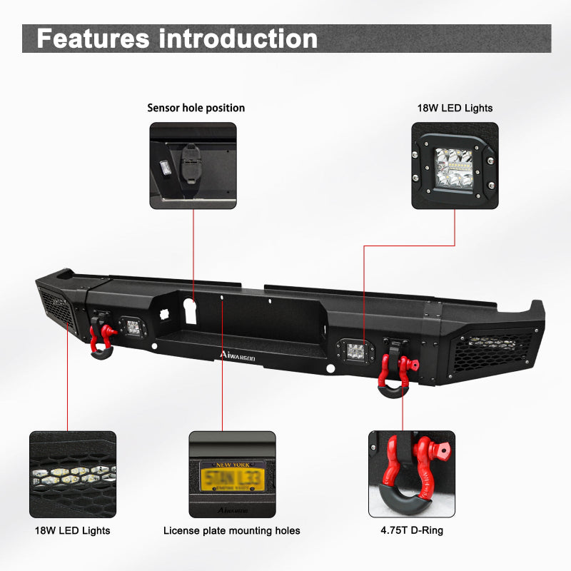 RearBumperfor2014-2021ToyotaTundrawithLEDLights_D-Rings_SensorHoles-3