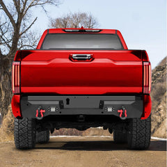 Rear Bumper for 2022-2024 Toyota Tundra with D-ring & LED Lights & Sensor Holes-6