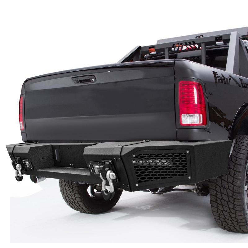 Rear Bumper Compatible with 2010-2018 RAM 2500丨3500 with Winch Plate and LED lights-2