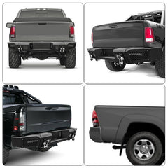 Rear Bumper Compatible with 2010-2018 RAM 2500丨3500 with Winch Plate and LED lights-7