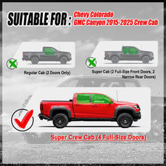 Steel Side Steps for 2015-2025 Chevy Colorado/GMC Canyon 2015-2025 Crew Cab-4
