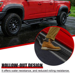 Steel Side Steps for 2015-2025 Chevy Colorado/GMC Canyon 2015-2025 Crew Cab-7