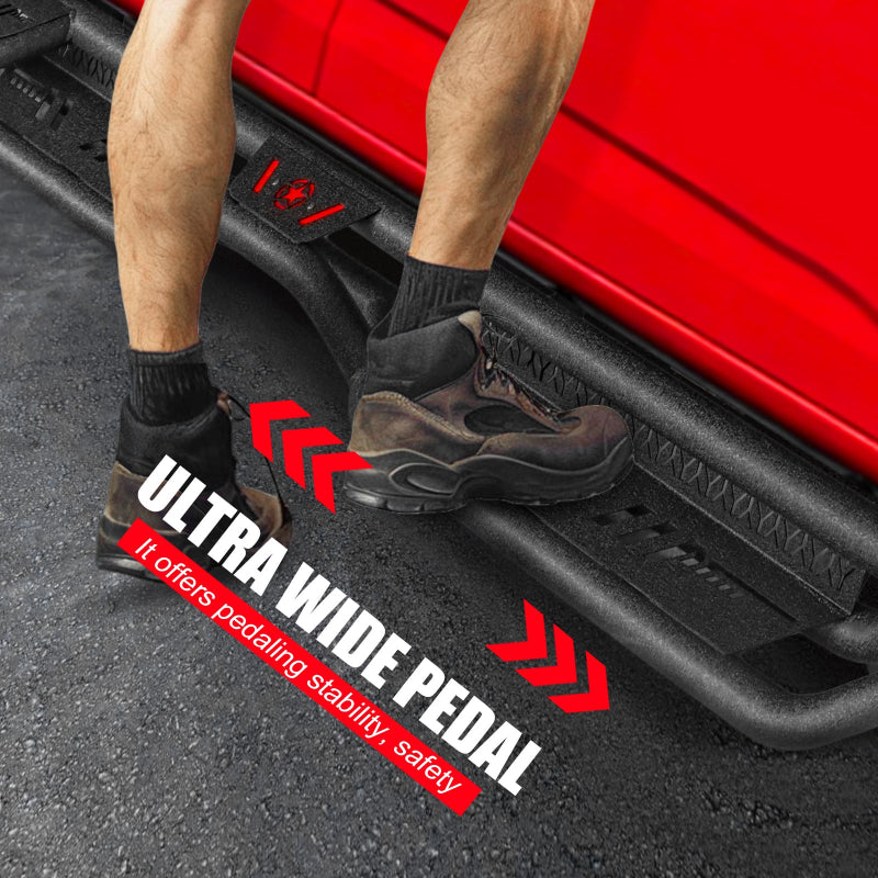 Steel Side Steps for 2015-2025 Chevy Colorado/GMC Canyon 2015-2025 Crew Cab-9